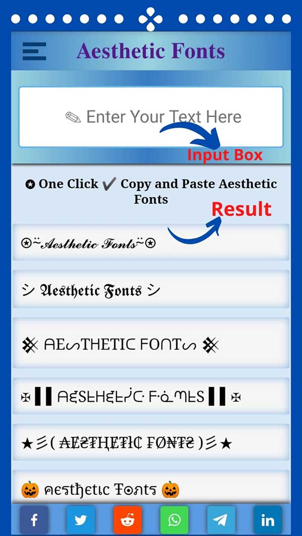 Font online aesthetic copas Discord fonts